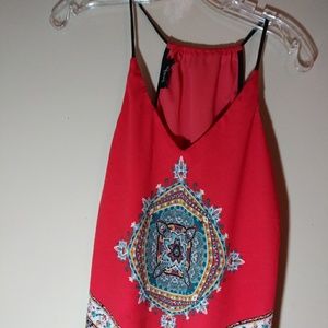 Beautiful Red Tank Shirt.